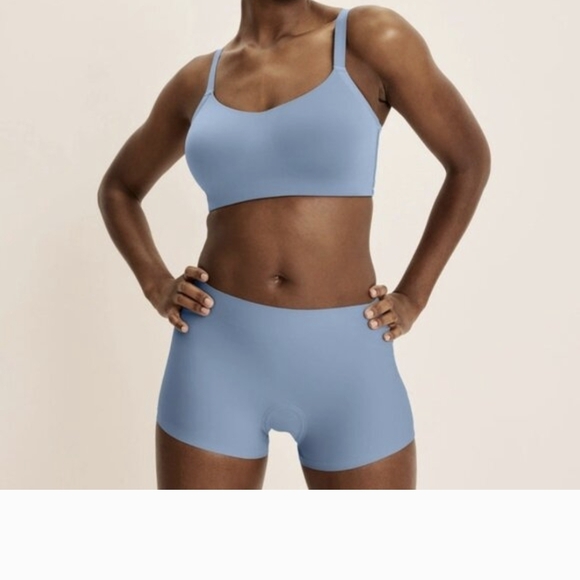 knix Other - Knix Light Blue Sports Bra One& Onky Scoop Bra Size L